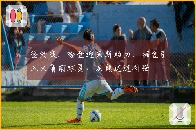 签约夜：哈登迎来新助力，掘金引入火箭前球员，灰熊连连补强